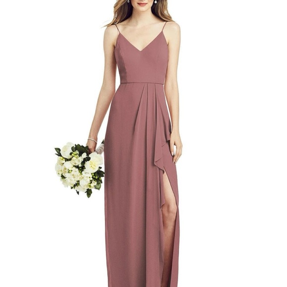 After Six Dusty Rose Maxi Dress - Picture 1 of 6